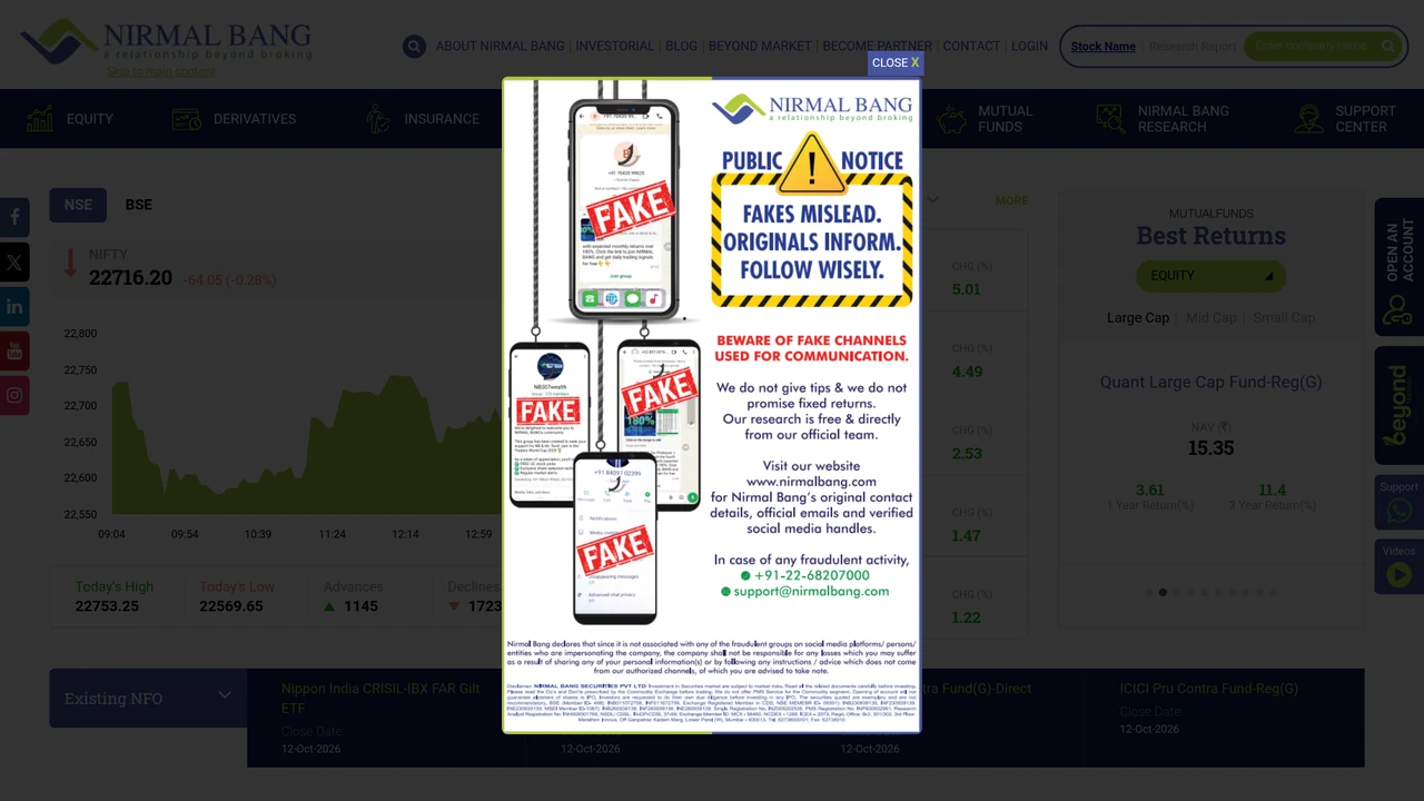 Nirmal Bang Review for Indian Traders